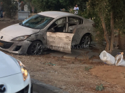  بالفيديو: إصابة شابين من يافا بانفجار مركبة داخل مقبرة "طاسو" بمدينة يافا 